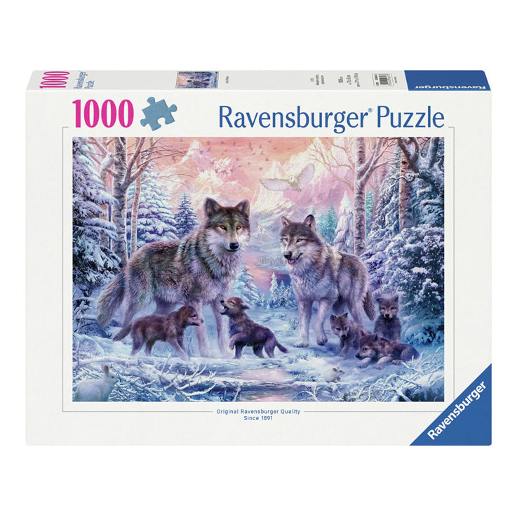 Ravensburger - legpuzzel arctische wolven 1000st.