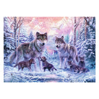 Ravensburger - puzzel legpuzzel arctische wolven - 1000 stukjes dieren.