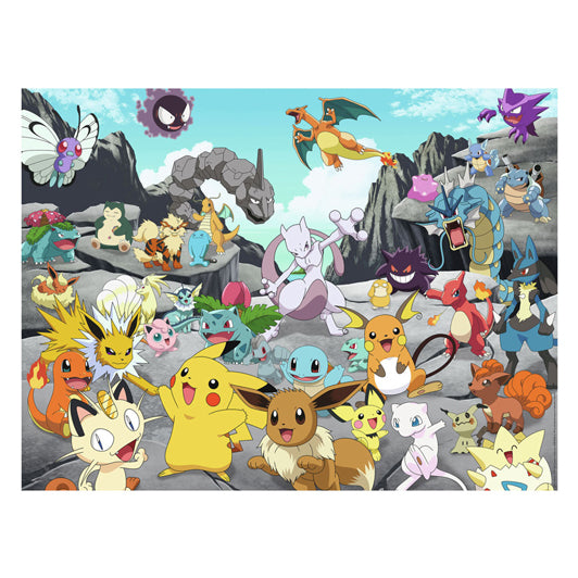 Ravensburger - legpuzzel pokémon classics 1500st.
