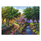 Ravensburger - legpuzzel cottage bij de rivier 1500st.