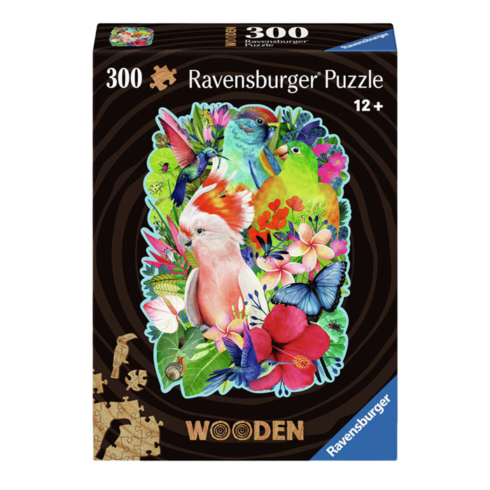 Ravensburger - houten legpuzzel beautiful birds 300st.