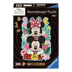 Ravensburger - houten legpuzzel mickey mouse & minnie mouse 300st.