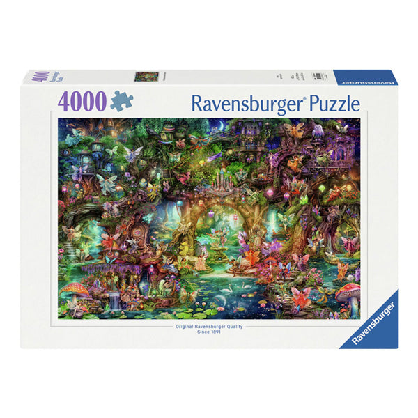 Ravensburger - legpuzzel die verborgene welt der feen 4000st.