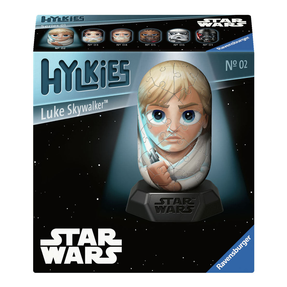 Ravensburger - 3d puzzel hylkies star wars luke skywalker 54 stuks