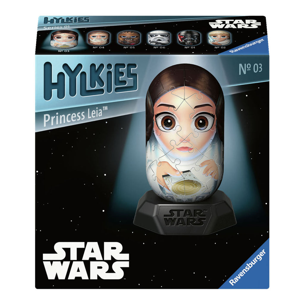 Ravensburger - 3d puzzel hylkies star wars princess leia 54 stuks