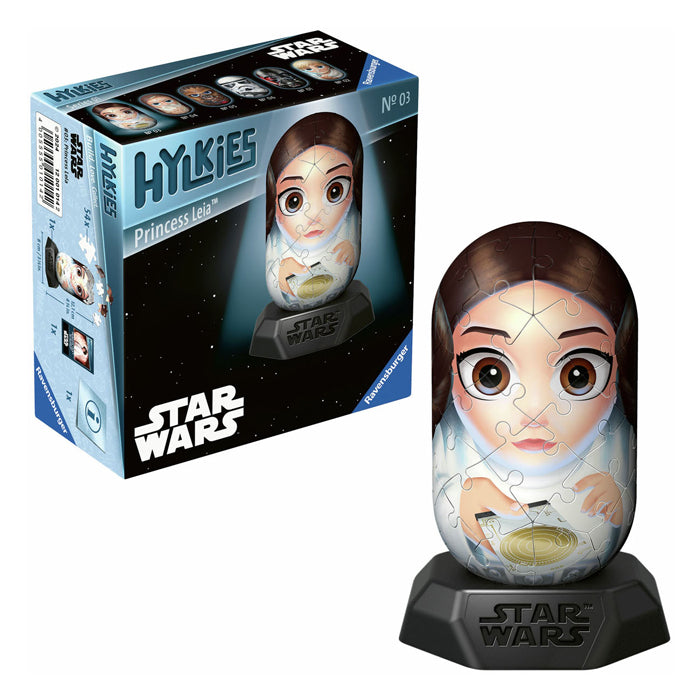 Ravensburger - 3d puzzel hylkies star wars princess leia 54 stuks