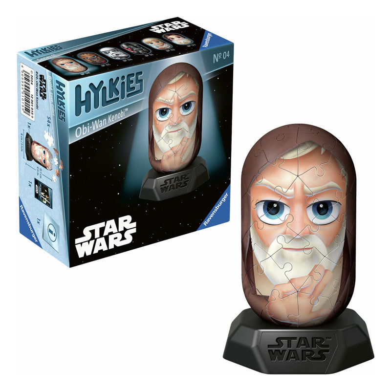 Ravensburger - 3d puzzel hylkies star wars obi-wan kenobi 54 stuks