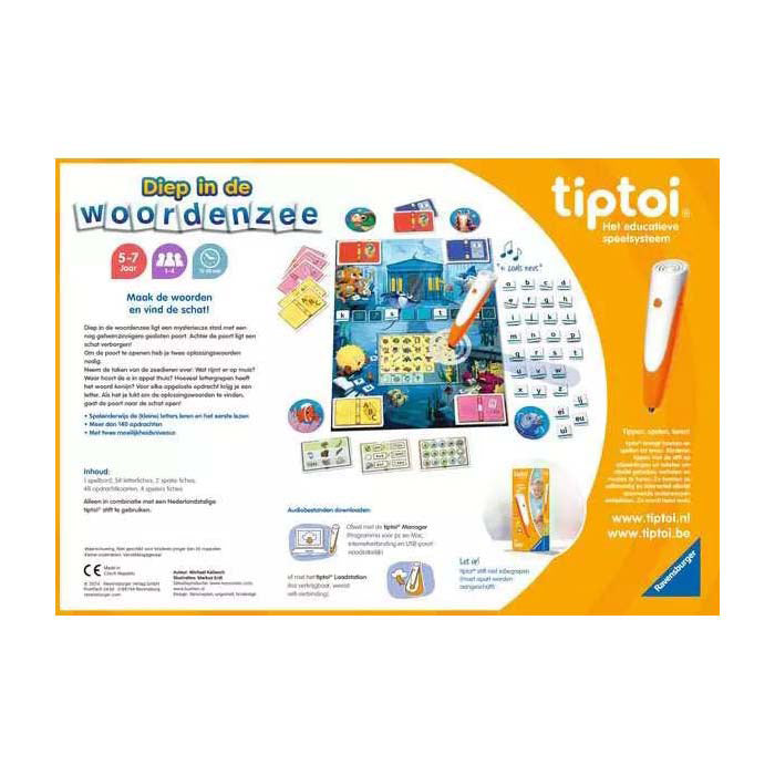 Tiptoi ® spel diep in de woordenzee