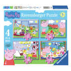 Ravensburger legpuzzel peppa pig 4in1, 24st.