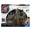 Ravensburger 3d puzzel harry potter hogwarts the great hall (night edition), 540st.