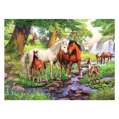 Ravensburger puzzel wilde paarden bij de rivier - legpuzzel - 300xxl stukjes