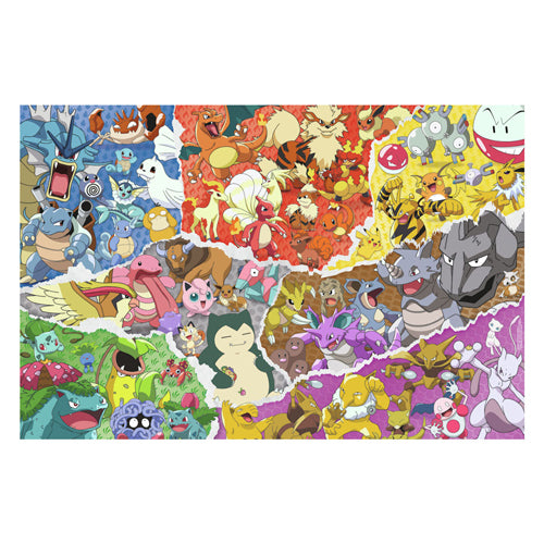 Ravensburger - puzzel pokã©mon - legpuzzel - 5000 stukjes