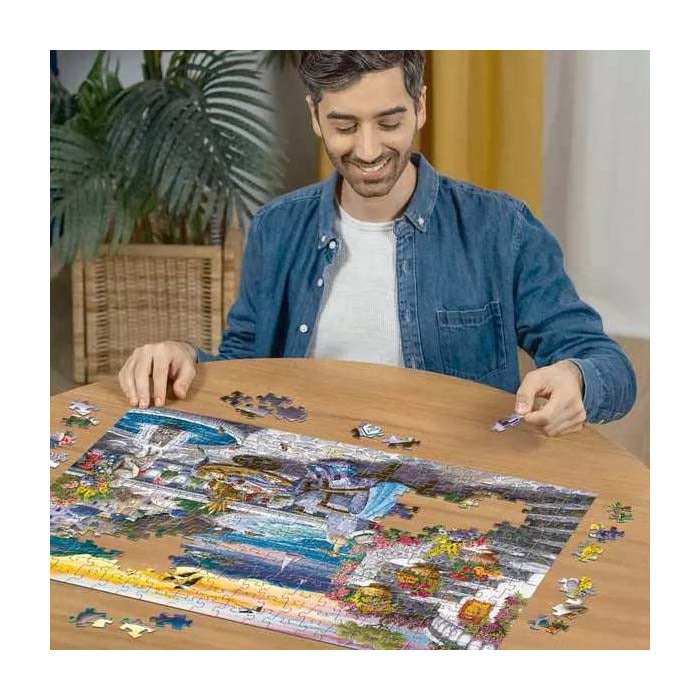 Ravensburger - legpuzzel santorini sunset 300st.