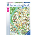 Ravensburger - legpuzzel map of seville 1000st.