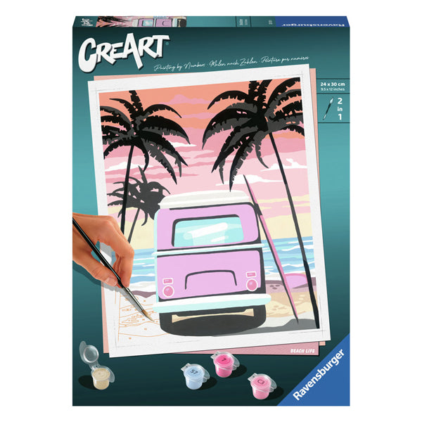 Ravensburger - creart schilderen op nummer - beach life