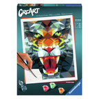 Ravensburger creart schilderen op nummer - polygon tijger