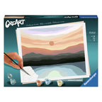 Ravensburger - creart schilderen op nummer - minimalistisch landschap