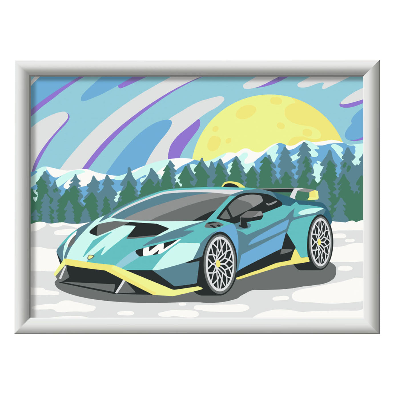 Ravensburger creart blue lamborghini