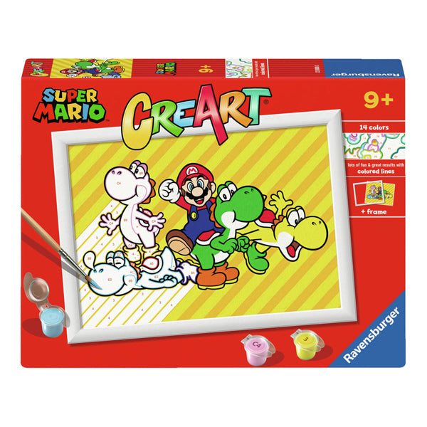 Ravensburger - creart schilderen op nummer - super mario