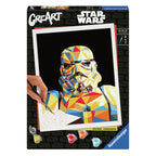 Ravensburger - creart schilderen op nummer - star wars - stormtrooper