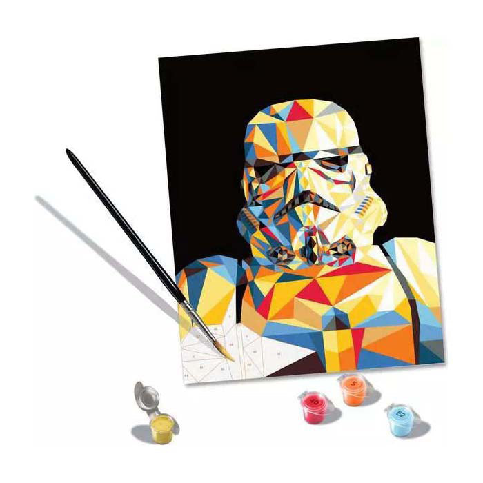 Ravensburger - creart schilderen op nummer - star wars - stormtrooper