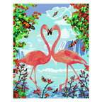 Ravensburger schilderen op nummer ravensburger creart schilderen op nummer - flamingo love