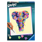 Ravensburger Schilderen Op Nummer - Schilderen Op Nummer creart schilderen op nummer - elephant