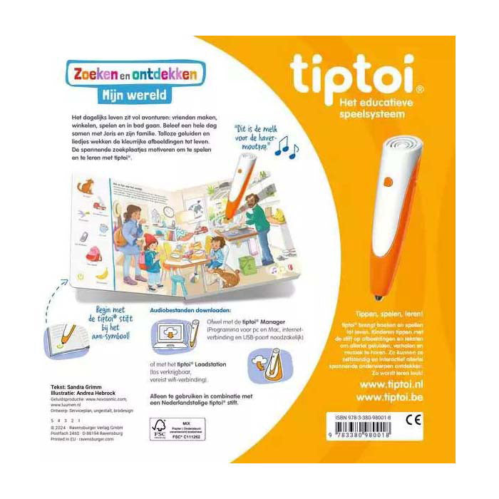 Ravensburger tiptoi® boek mijn wereld