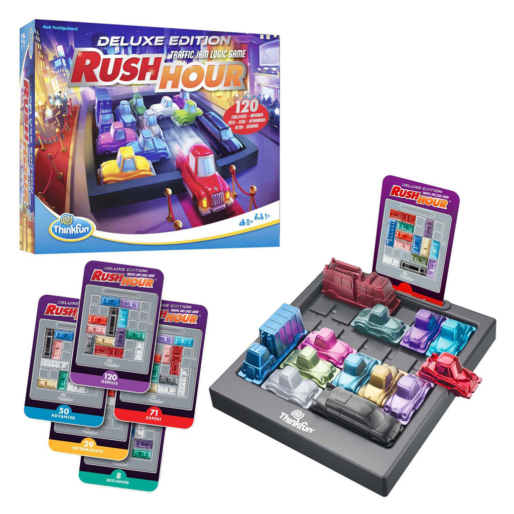 Thinkfun ravensburger - rush hour deluxe 2025 - puzzel denkspel