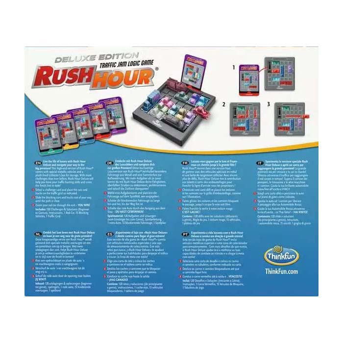Thinkfun ravensburger - rush hour deluxe 2025 - puzzel denkspel