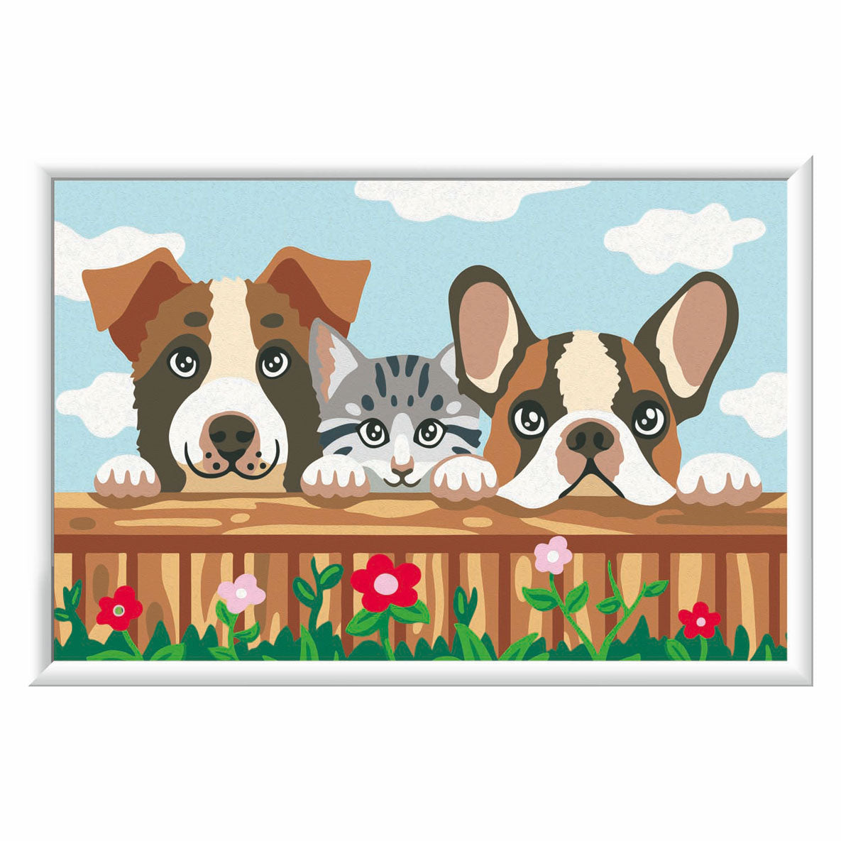 Ravensburger creart - cat and dogs - schilderen op nummer vanaf 11 jaar