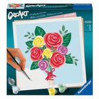 Ravensburger creart schilderen op nummer - rozen boeket