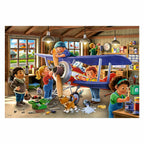 Ravensburger - puzzel airplane & train repair 2x24 stukjes