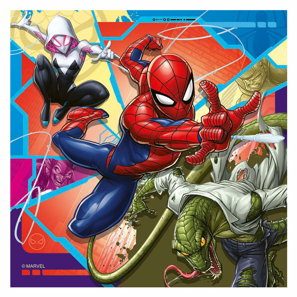 Ravensburger - puzzel spider-man 3x49 stukjes