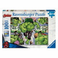 Ravensburger legpuzzel xxl marvel hulk, 100st.