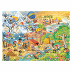 Ravensburger - puzzel - vier seizoenen van plezier (4 seasons of fun) - 100 xxl stukjes