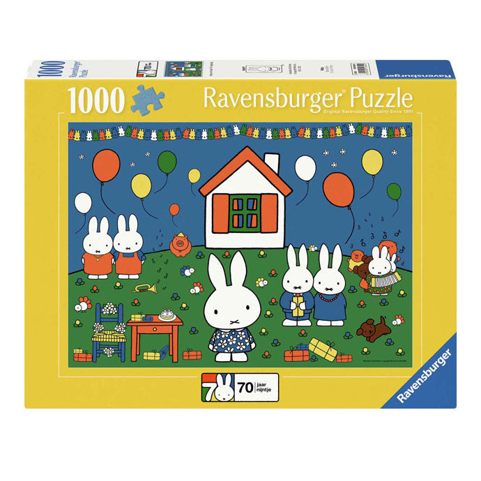 Ravensburger - legpuzzel nijntje 70 jaar 1000st.