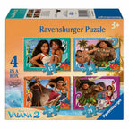 Ravensburger - legpuzzel 4in1 disney vaiana 2