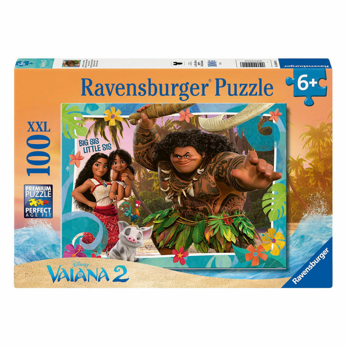 Ravensburger - legpuzzel xxl disney vaiana 2 100st.