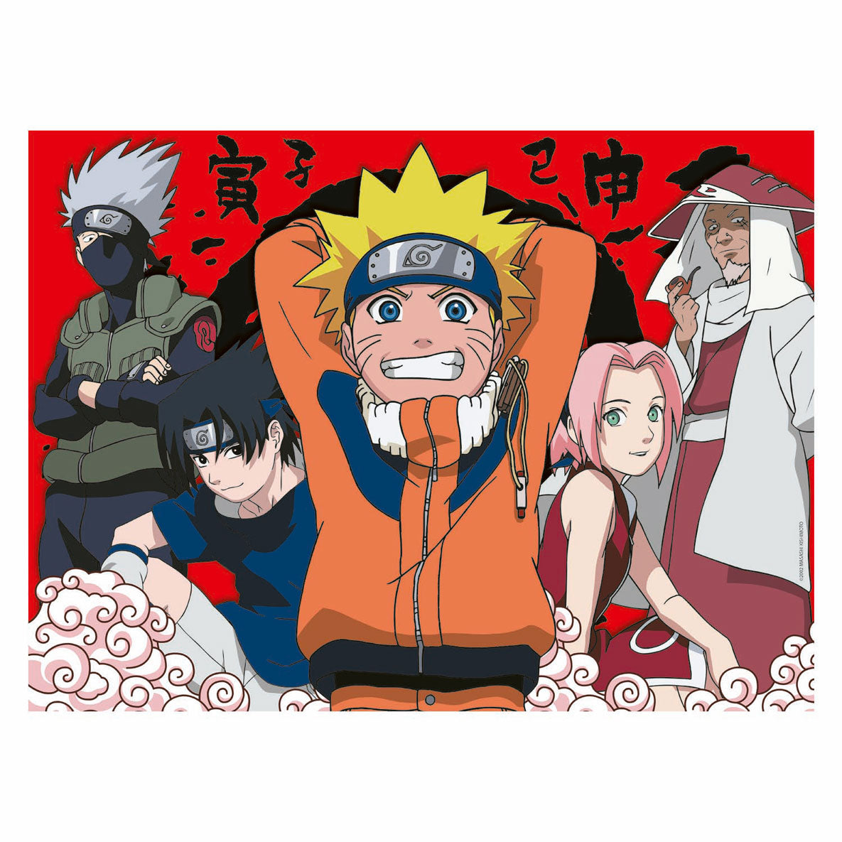Ravensburger puzzel de avonturen van naruto - legpuzzel - 300 xxl stukjes
