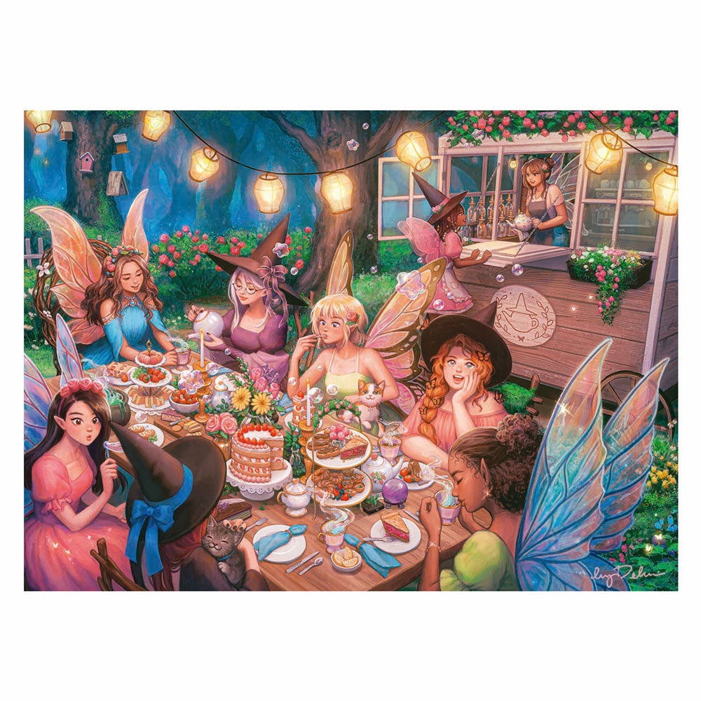 Ravensburger - legpuzzel high tea met feeen 300st.