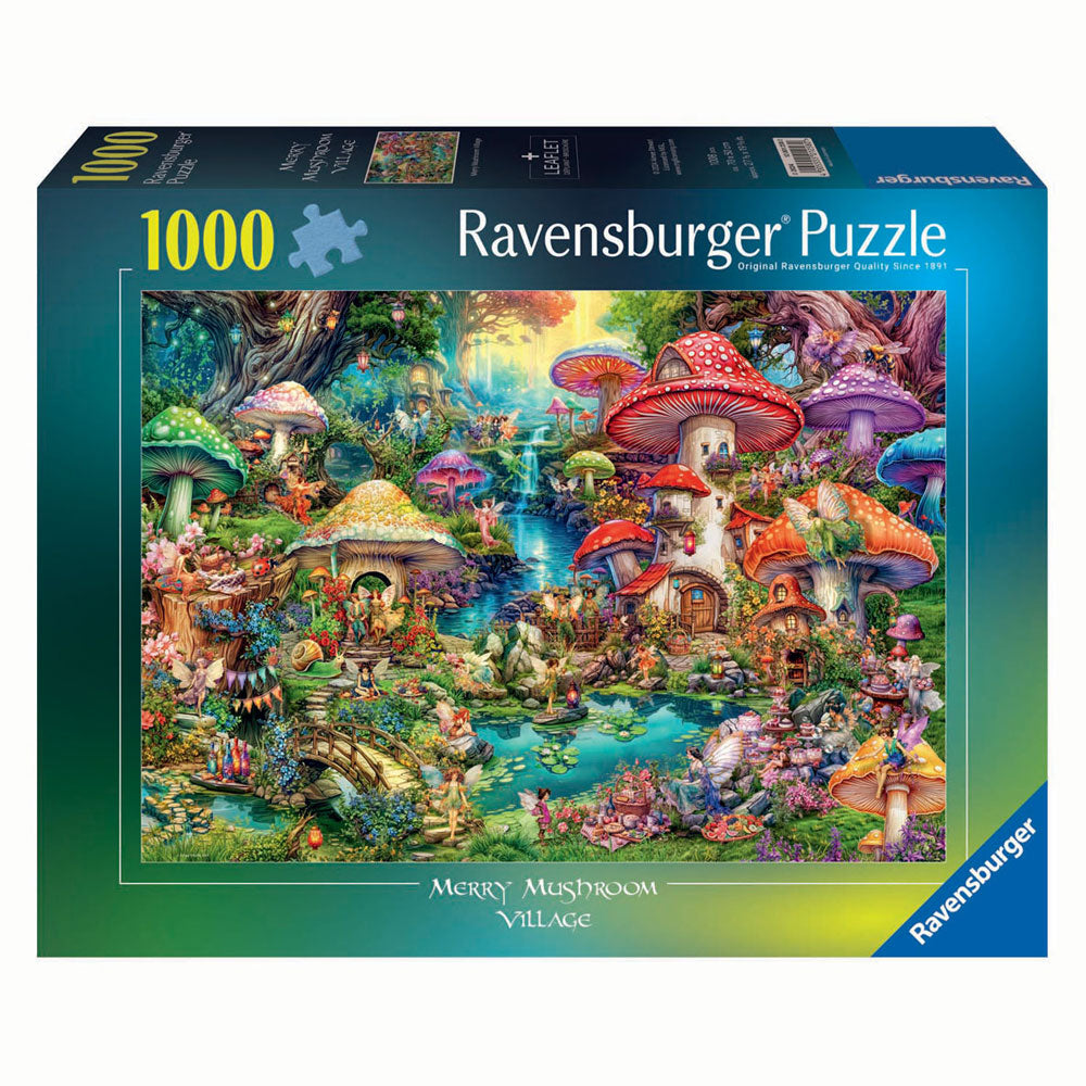Ravensburger - legpuzzel merry mushroom village 1000st.