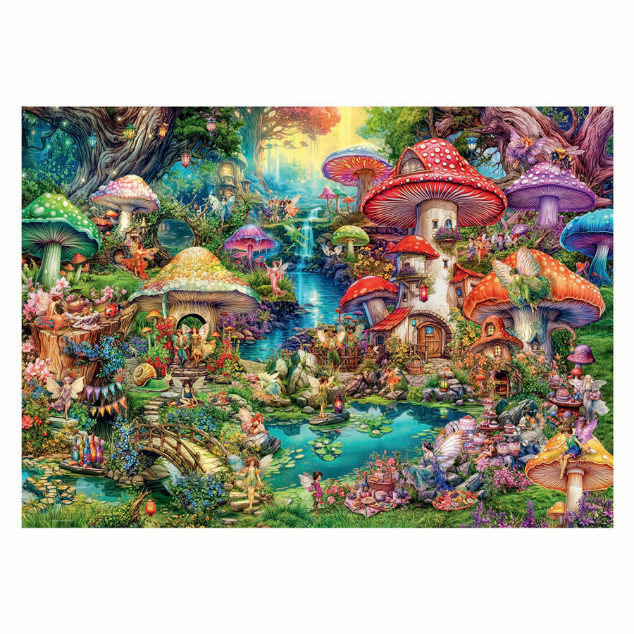 Ravensburger - legpuzzel merry mushroom village 1000st.
