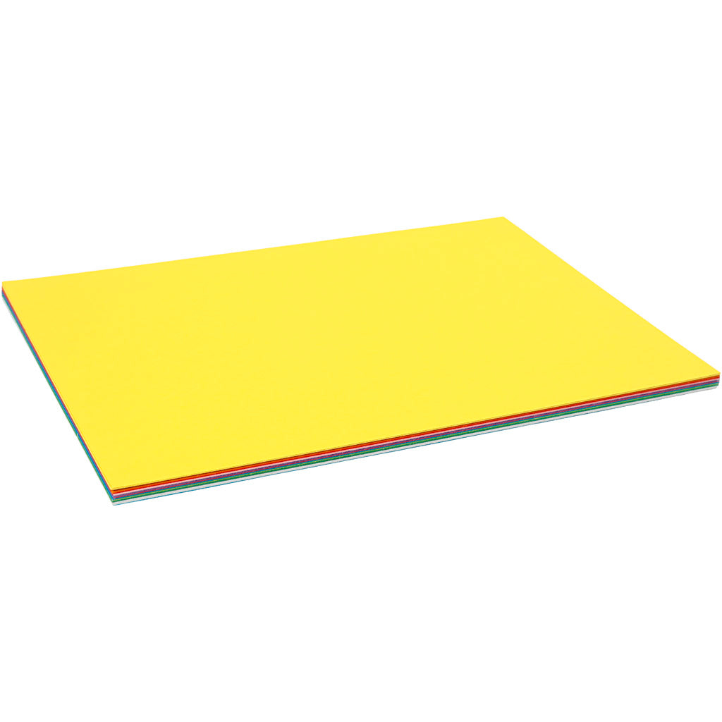 Lentekarton, a4, vel 210x297 mm, 180 gr, diverse kleuren, 30 div vellen 1 doos