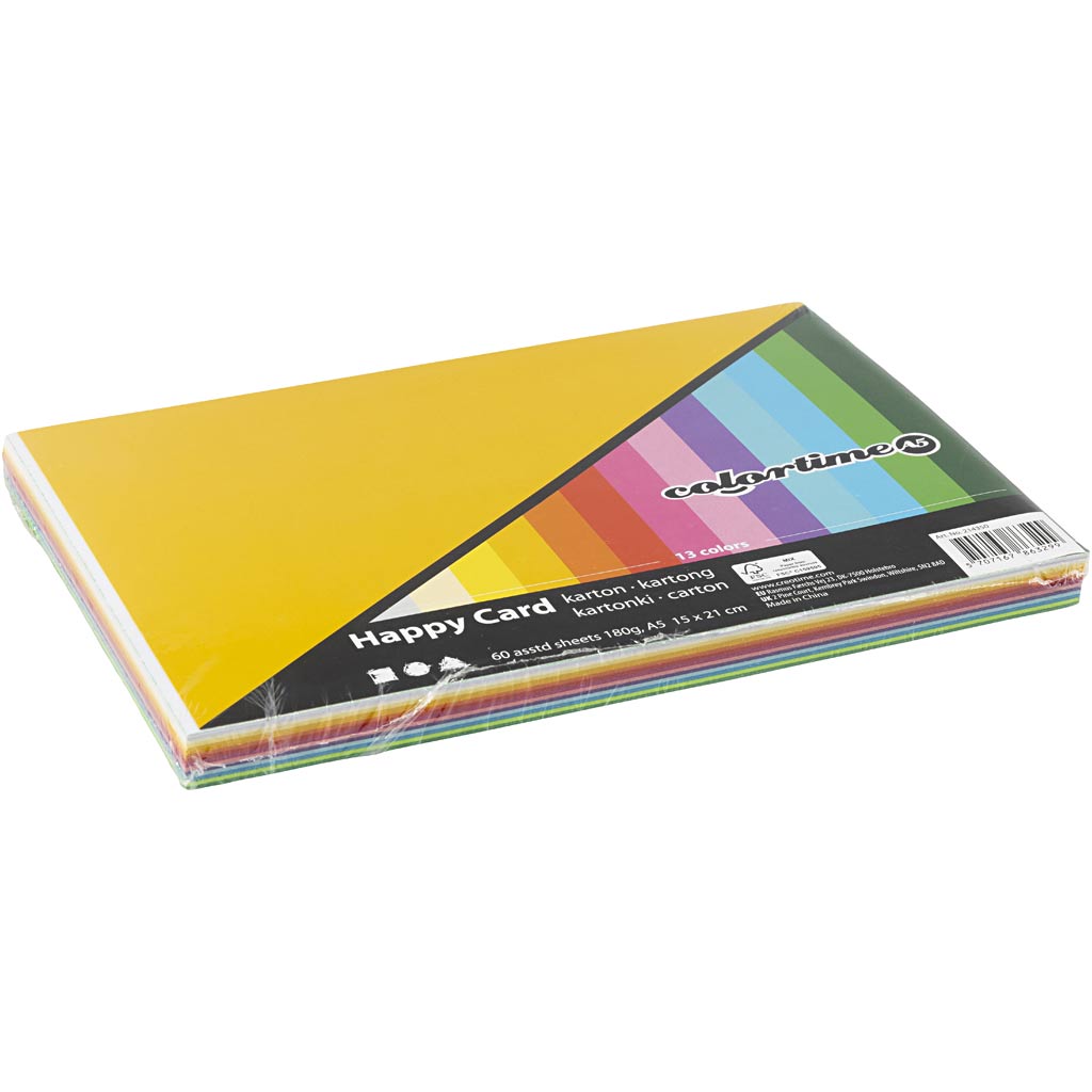Creativ Company - Creativ Company Https://www.cchobby.nl/lentekarton-a5-vel-148x210-mm-180-gr-diverse-kleuren-60-div-vellen-1-doos