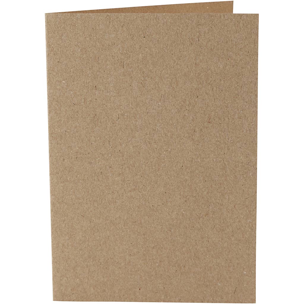 Kaarten, afmeting kaart 10,5x15 cm, 220 gr, naturel, 10 stuk 1 doos