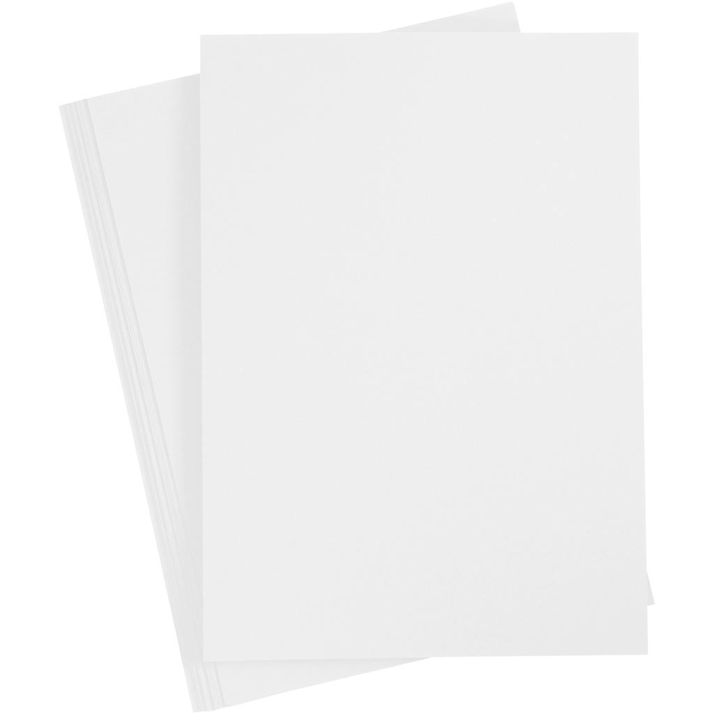 Creativ company papier, a4, vel 210x297 mm, 80 gr, wit, 20 stuk 1 doos