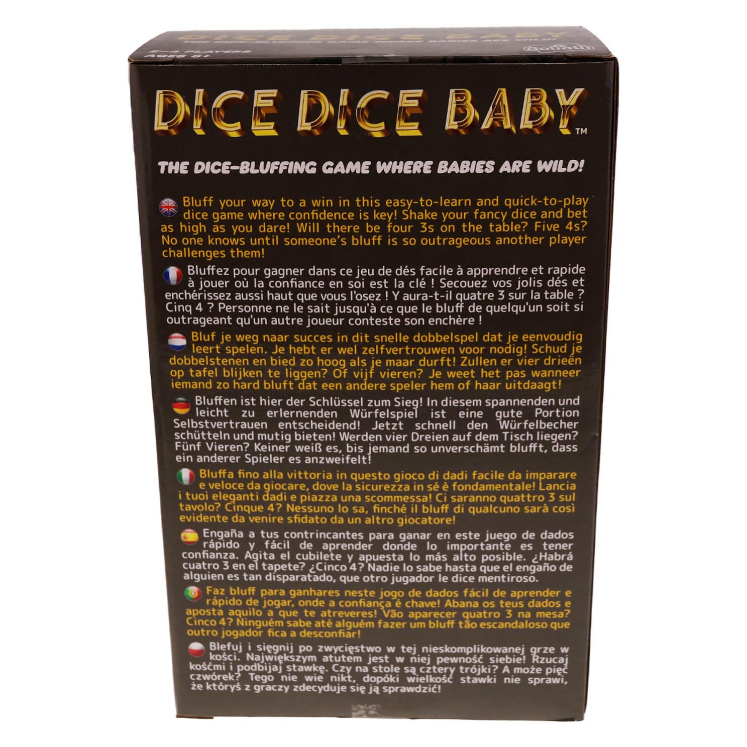 Goliath games dice dice baby dobbelspel (nederlands, 2 - 4 spelers, vanaf 8 jaar)