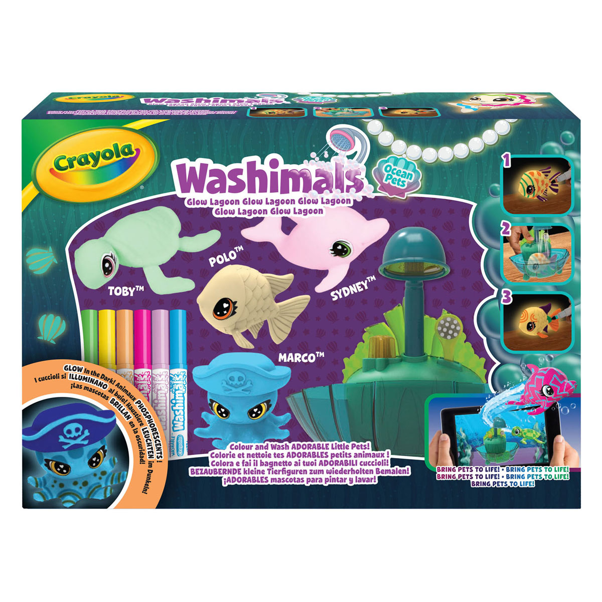 Goliath Games - Goliath Games washimals ocean glow lagoon speelset
