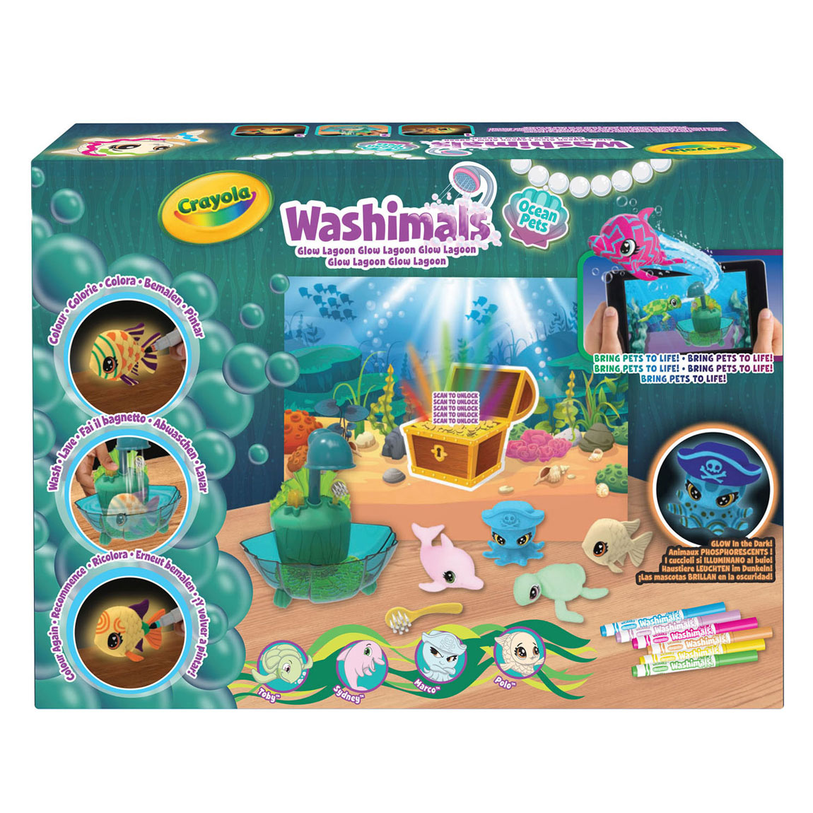 Goliath Games - Goliath Games washimals ocean glow lagoon speelset